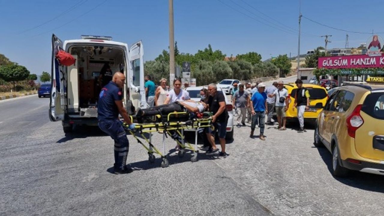Kuşadası'nda trafik kazası: 2 yaralı