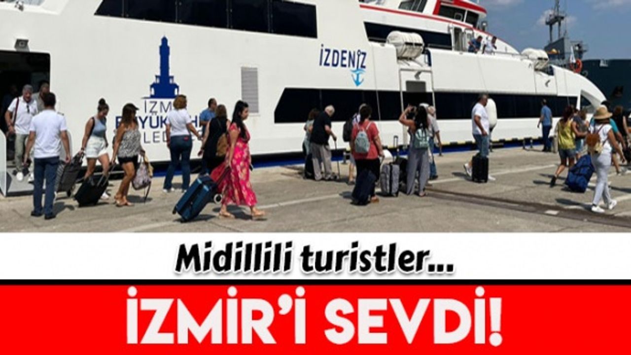 Midillili turistler hafta sonu için İzmir’i seçti