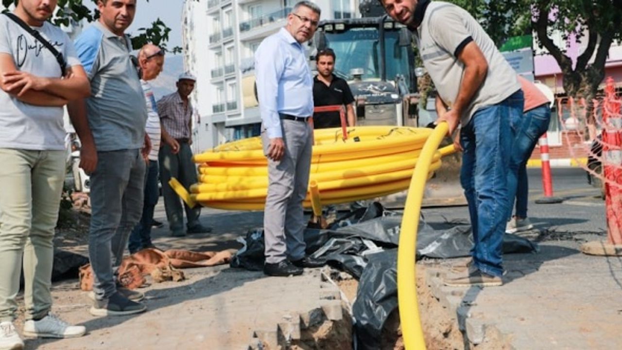 Aydın'ın Köşk'üne doğalgaz geliyor