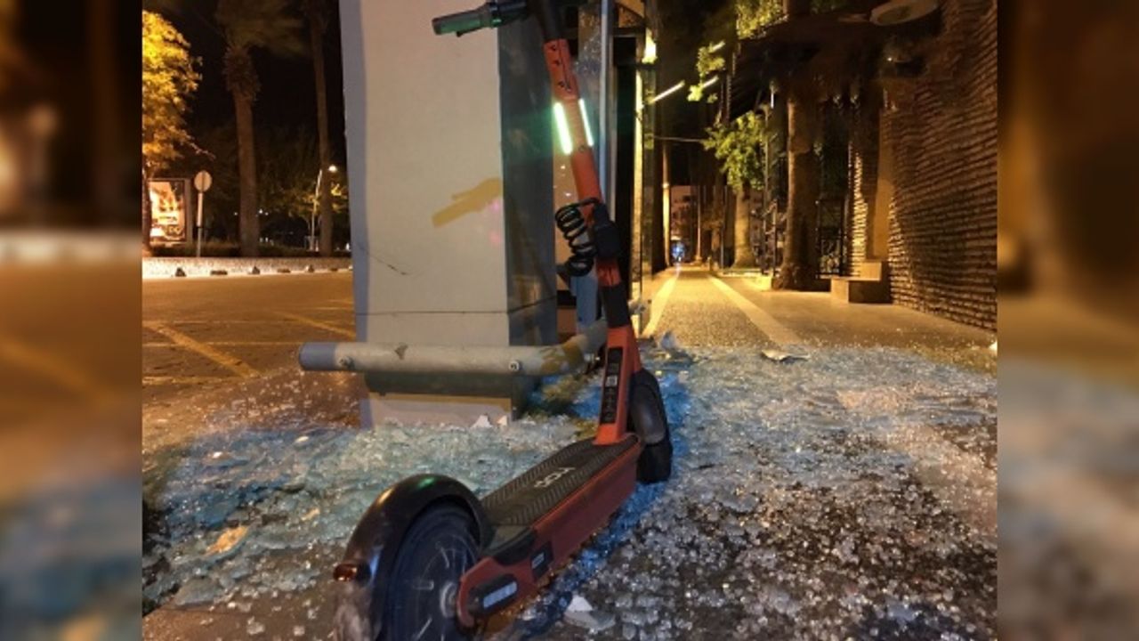 Muğla'da elektrikli scooter kazası