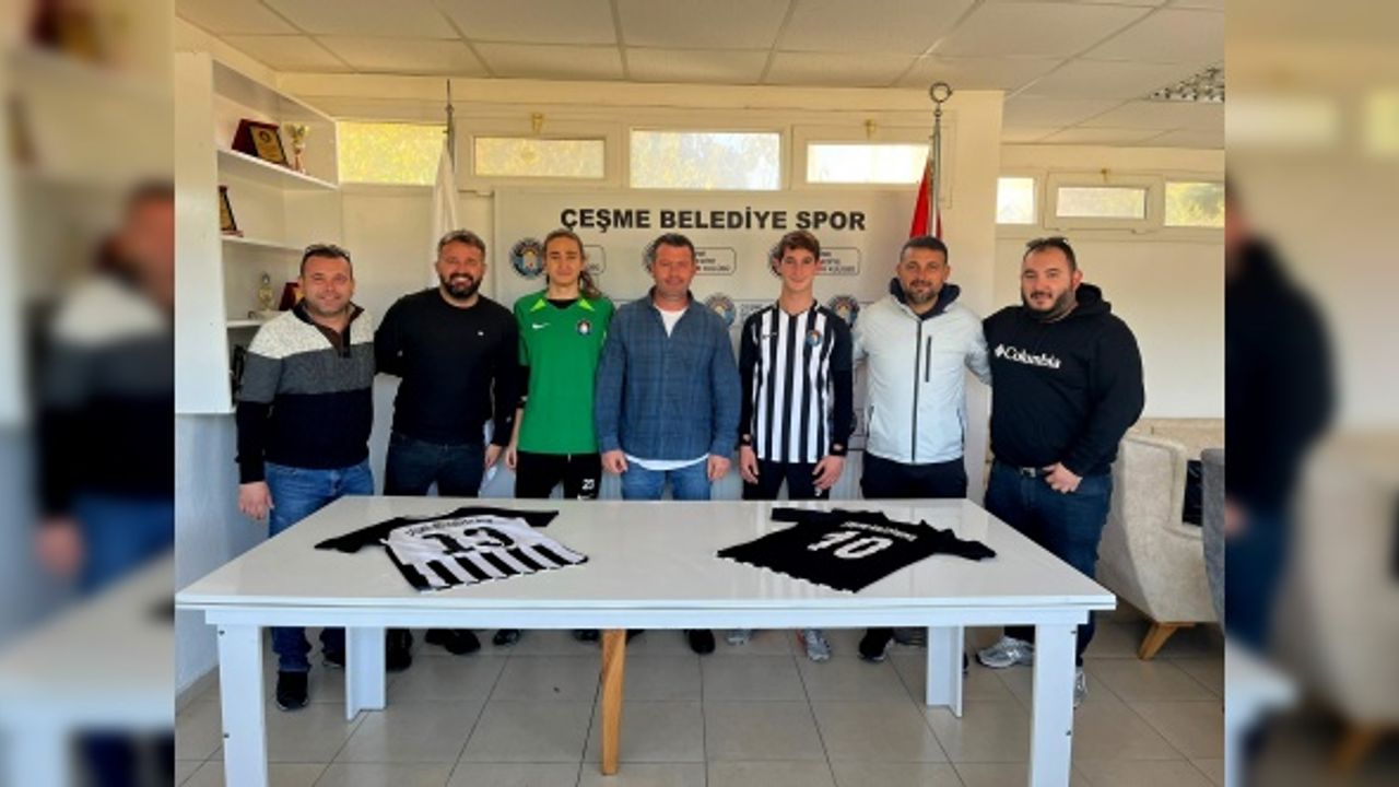 Çeşme Belediyespor altyapısından A takıma geçtiler