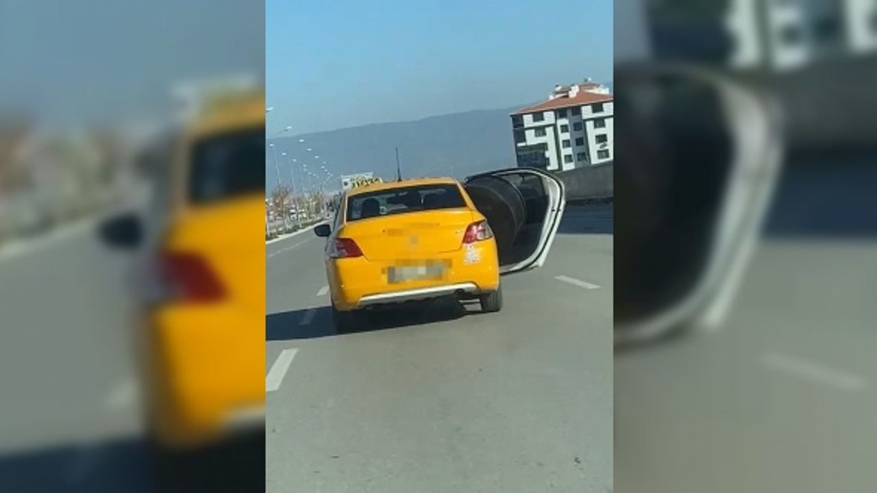 Denizli'de taksiye sığmayan kazanın tehlikeli yolculuğu