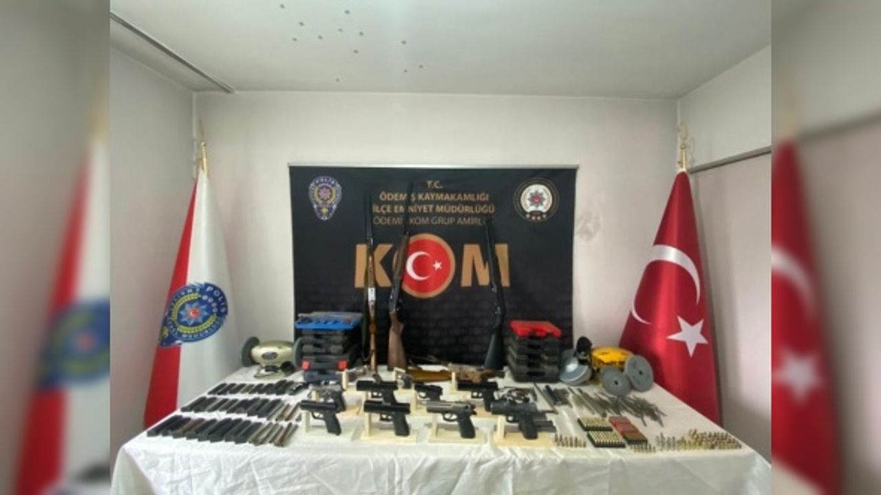 İzmir'de tabanca imalatı operasyonu: 4 gözaltı