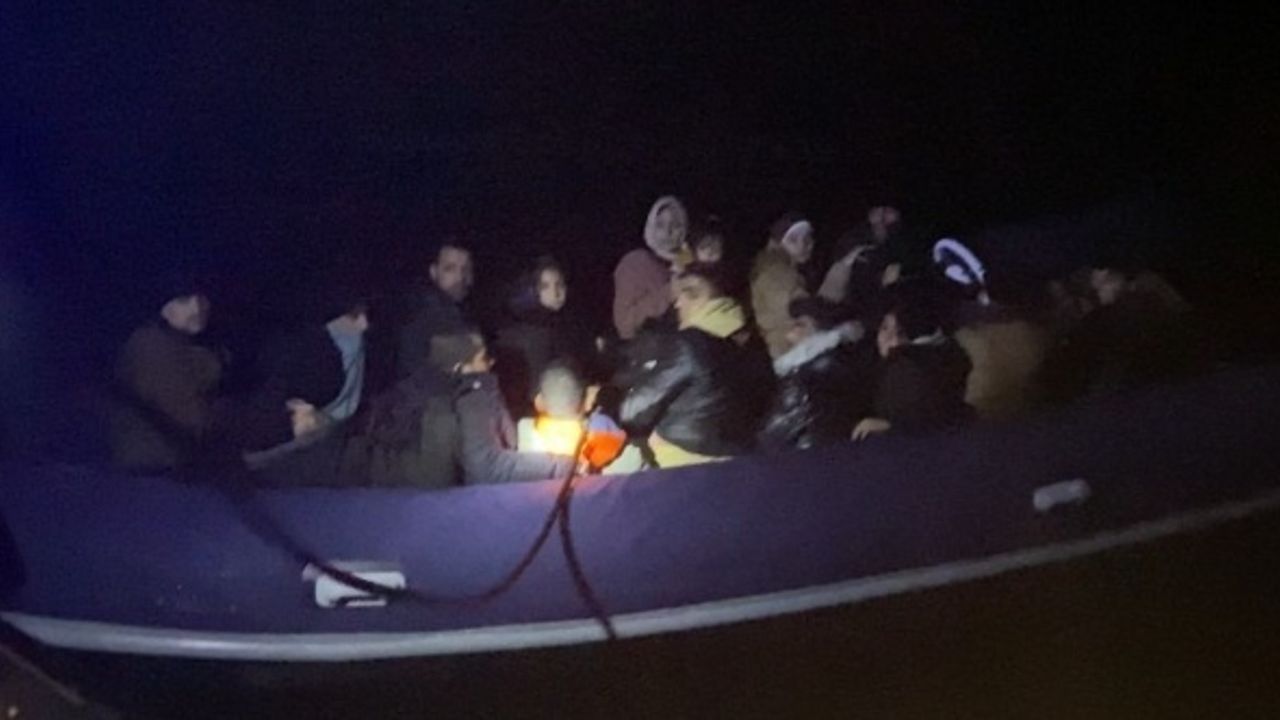 Muğla'da 18 düzensiz göçmen kurtarıldı, 35'i yakalandı