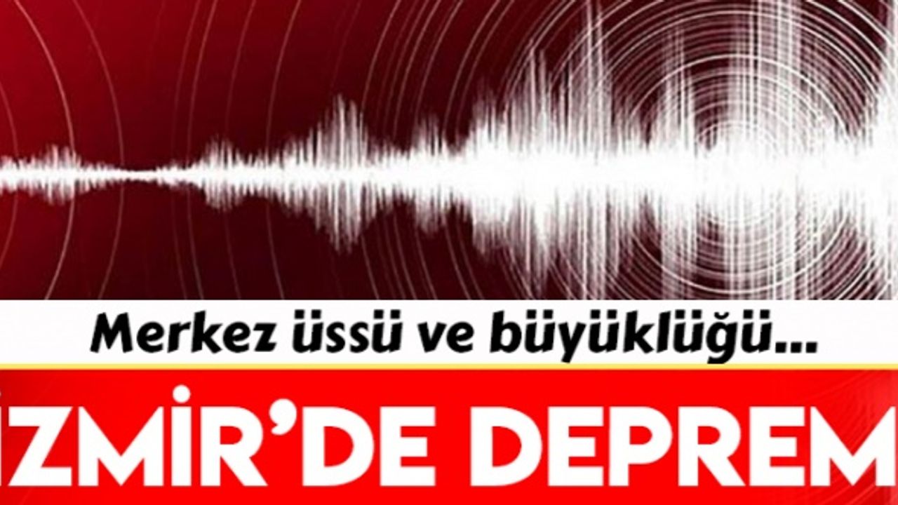 İzmir'de deprem (05 Şubat 2023)