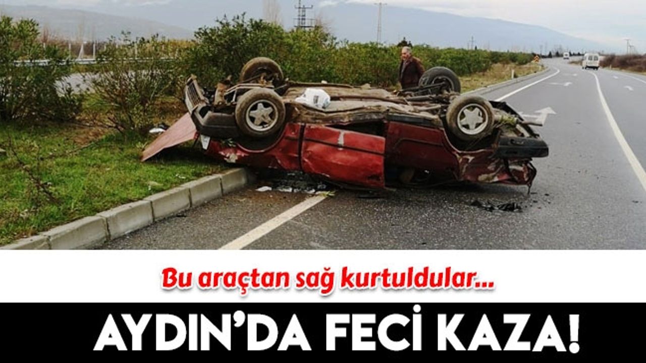 Aydın'da kaza...