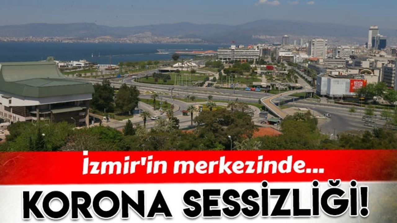 İzmir'in tarihi çarşısı Kemeraltı'nda Kovid-19 sessizliği