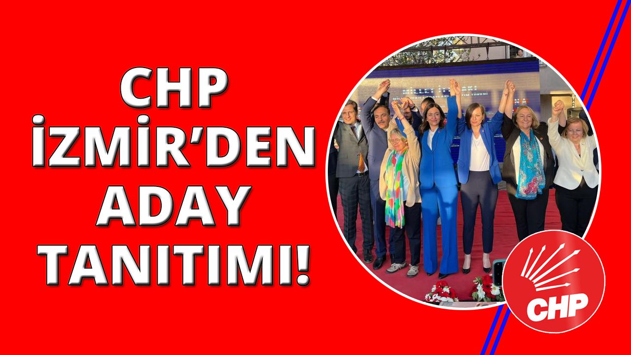 CHP milletvekili adaylarını Limontepe pazar yerinde tanıttı
