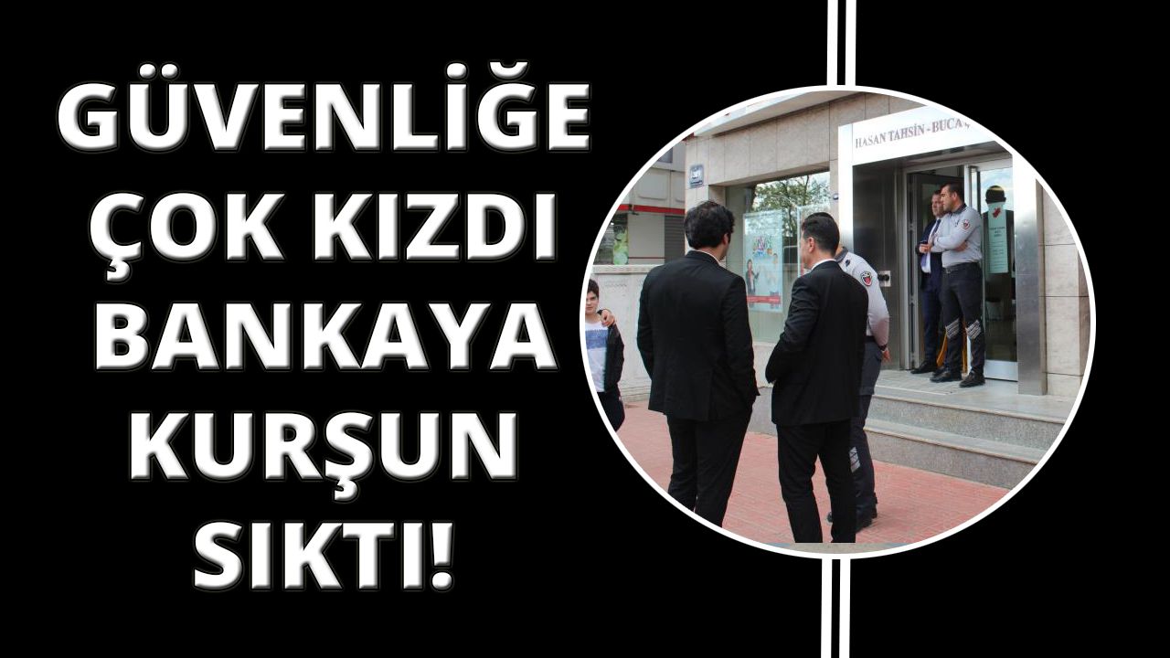 İzmir'de bankada silahlı saldırı!