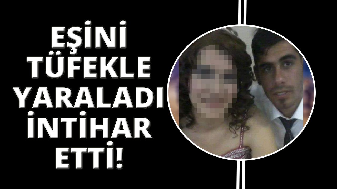 İzmir'de eşini tüfekle yaralayıp intihar etti