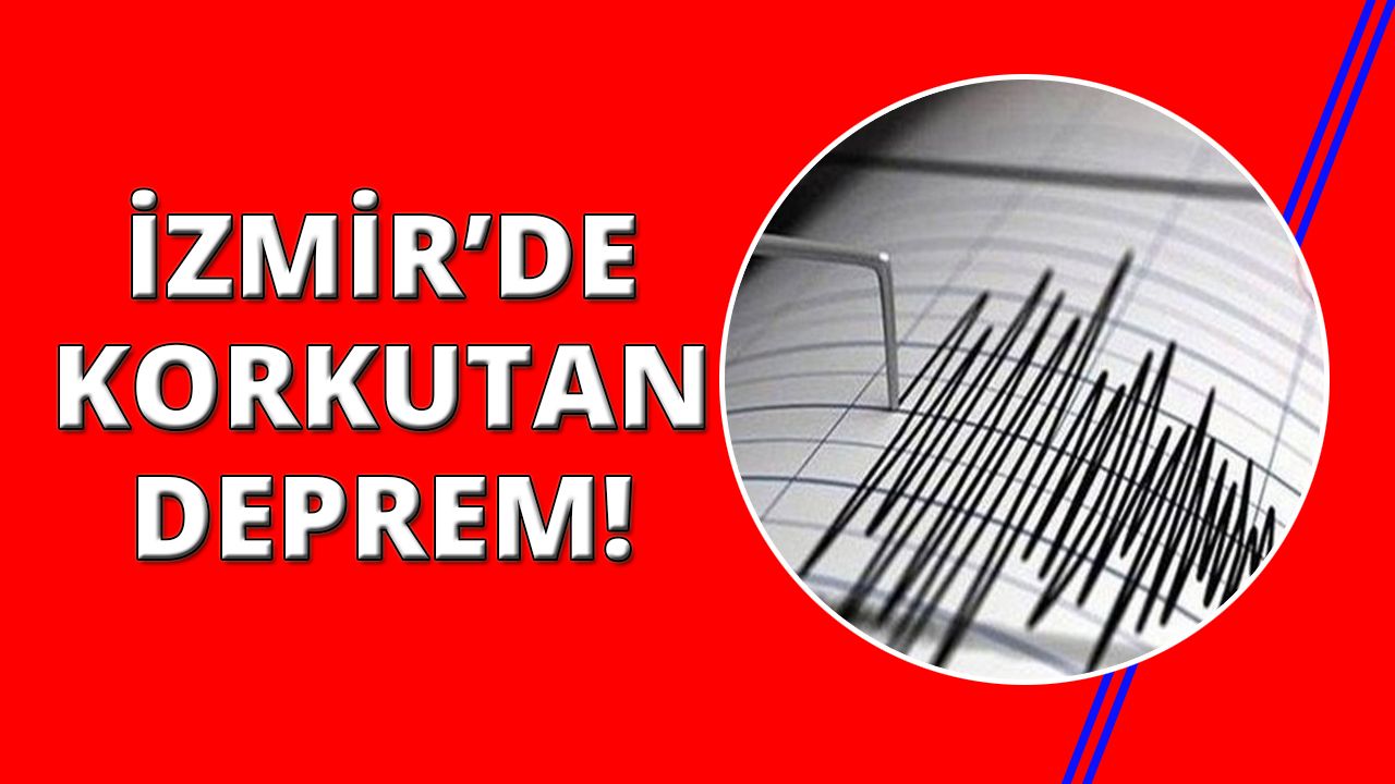  İzmir'de 3,3 büyüklüğünde deprem