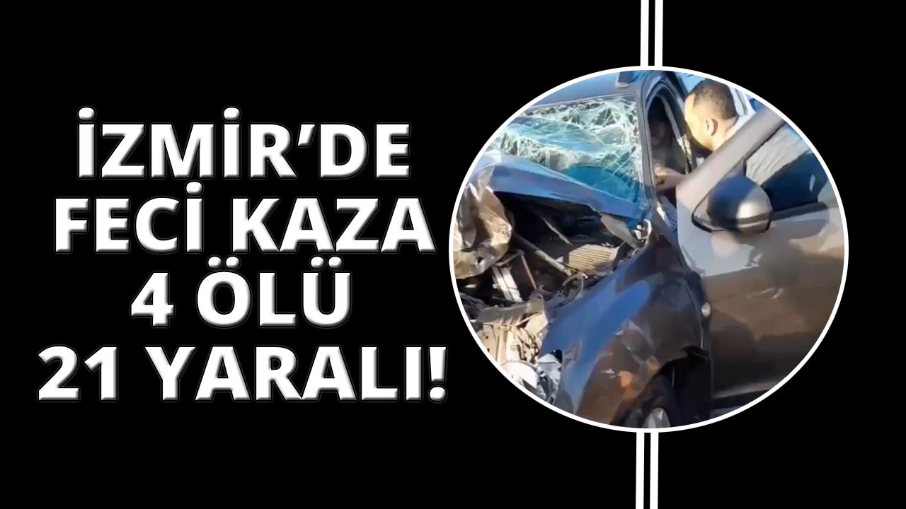 İzmir'de bayram dönüşünde feci kaza