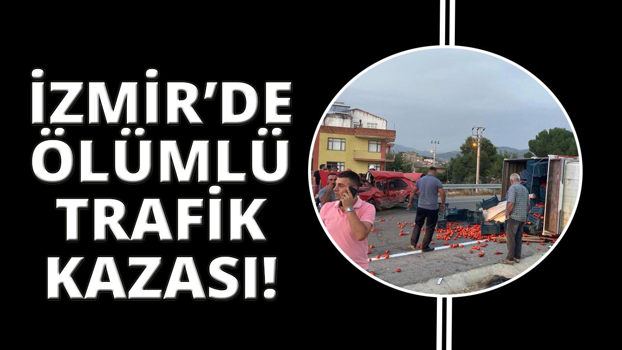 İzmir'de otomobil sürücüsü hayatını kaybetti