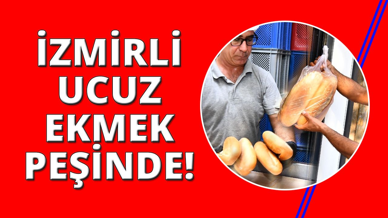 İzmir'de Halk Ekmek büyük ilgi görüyor