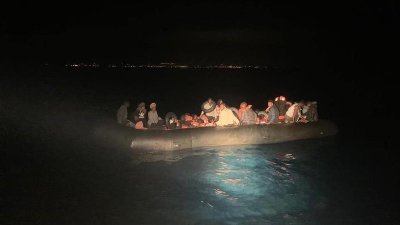 İzmir’de 45 düzensiz göçmen yakalandı