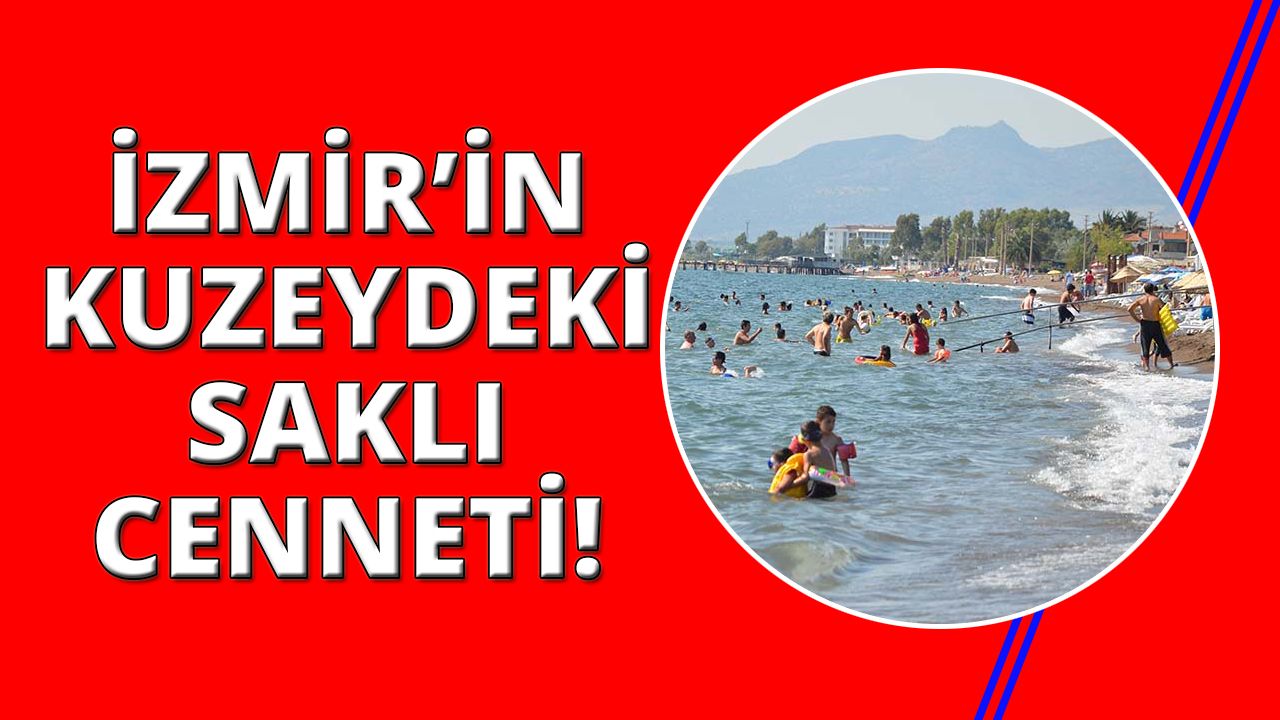 İzmir'in kuzeydeki ilçesi 12 farklı plajıyla büyük ilgi görüyor