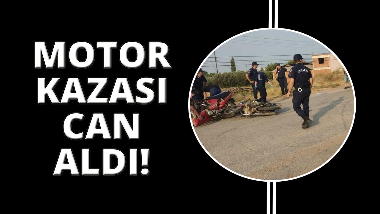 Manisa’da iki motosiklet çarpıştı: 1 ölü, 2 yaralı