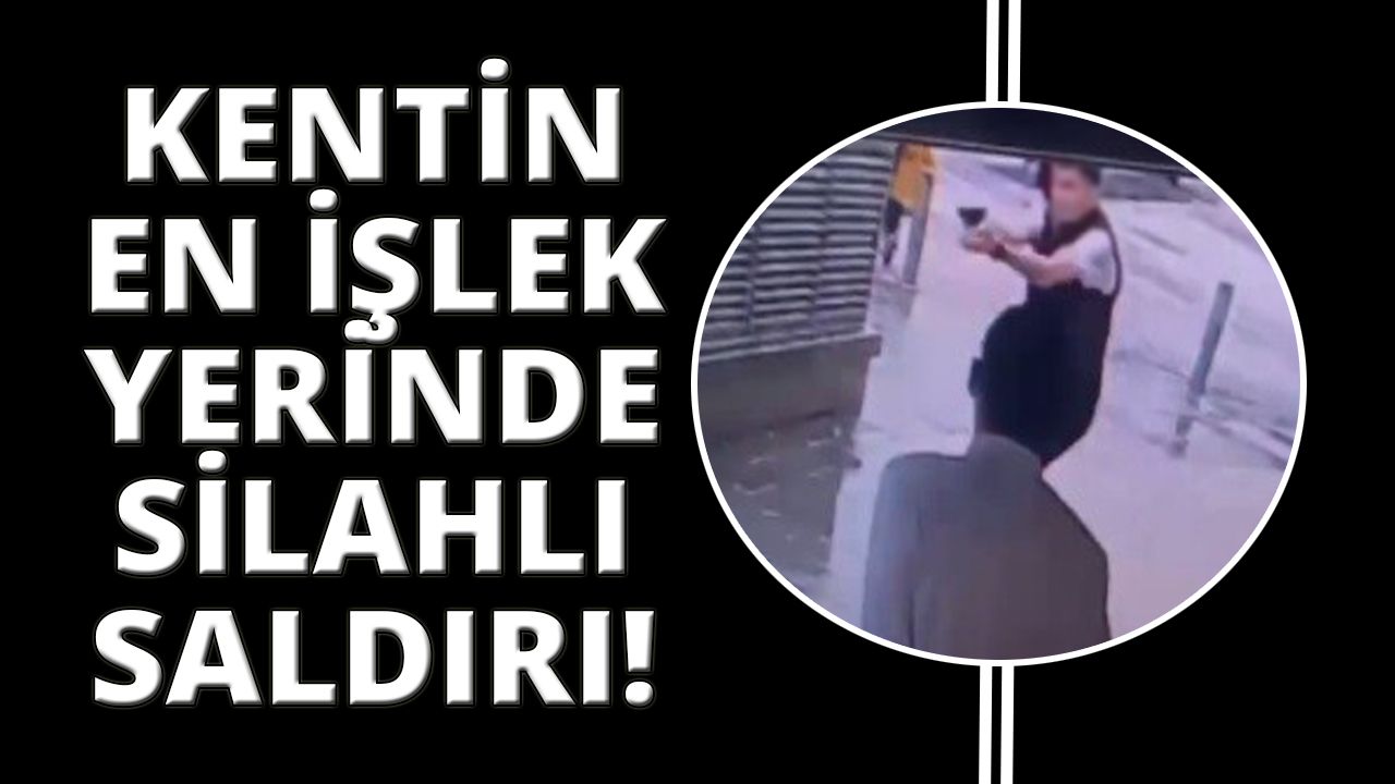 İzmir'de kalabalığın ortasında silahlı saldırı