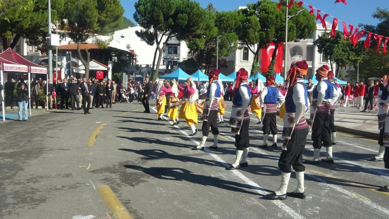 29 Ekim Cumhuriyet Bayramı Muğla’da coşkuyla kutlandı
