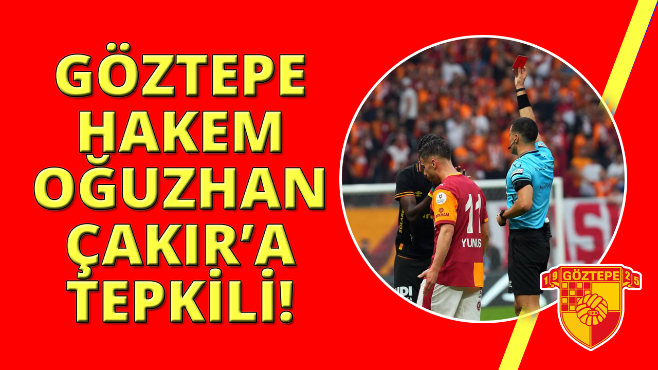 Göztepe'de hakeme tepki var