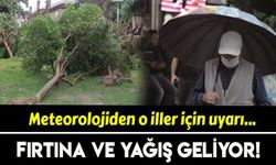 Ege için fırtına ve yağış uyarısı
