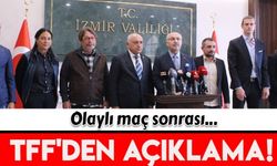 Olaylı maç sonrası TFF'den açıklama