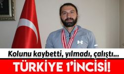 Engelli sporcu azmetti Türkiye 1’incisi oldu