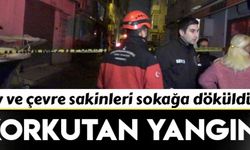 İzmir'de korkutan ev yangını