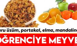  İzmir'de öğrencilere ara öğün ve meyve dağıtacak