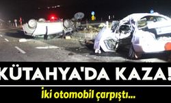 Kütahya'da kaza: 1 ölü, 2 yaralı