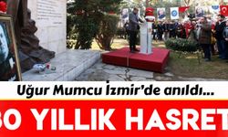 Uğur Mumcu İzmir'de hasretle anıldı