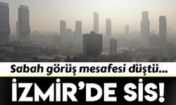 İzmir'de sisli hava etkili oldu