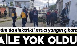 Elektrikli ısıtıcıdan çıkan yangın, bir aileyi yok etti