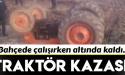 Kütahya'da traktör kazası can aldı