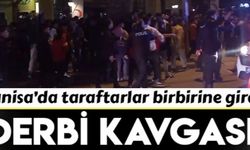 Manisa’da derbi sonrası taraftarlar birbirine girdi