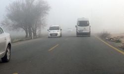 Menteşe’de sisli hava sürücüleri olumsuz etkiledi