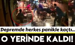 İzmir’deki depremde herkes kaçıştı, o yerinden kıpırdamadı