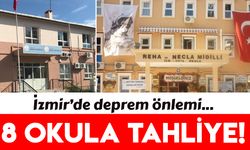 İzmir'de 8 okul tahliye ediliyor