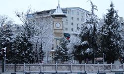 Kütahya'da kar güzelliği
