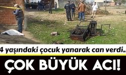 Yanan koltuğun arkasında cansız bedeni bulundu