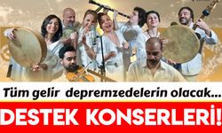 İzmir'de depremzedelerle dayanışma konserleri