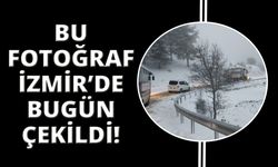 İzmir'de baharda karla mücadele!