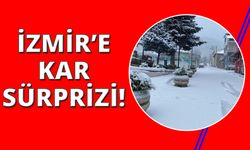 İzmir'de gece yüksek kesimlere kar yağdı!