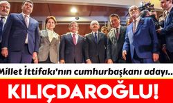 Millet İttifakı'nın Cumhurbaşkanı adayı Kılıçdaroğlu oldu