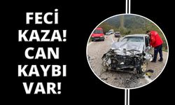 Otomobiller kafa kafaya çarpıştı: 1 ölü, 1 yaralı