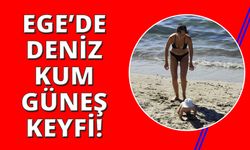 Dünyaca ünlü Kadınlar Denizi Plajı'nda bayram yoğunluğu