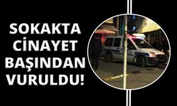 Sokakta başından vurularak öldürüldü