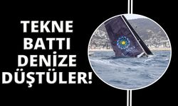 Tekneler çarpıştı, sporcular denize düştü