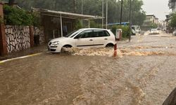  Aydın’ın iki ilçesinde sağanak yağış etkili oldu