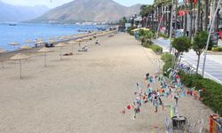 Marmaris plajları sezona hazırlanıyor